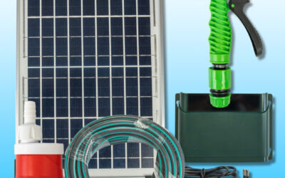 Solarna Pompa do Podlewania z Wężem ogrodowym SS100